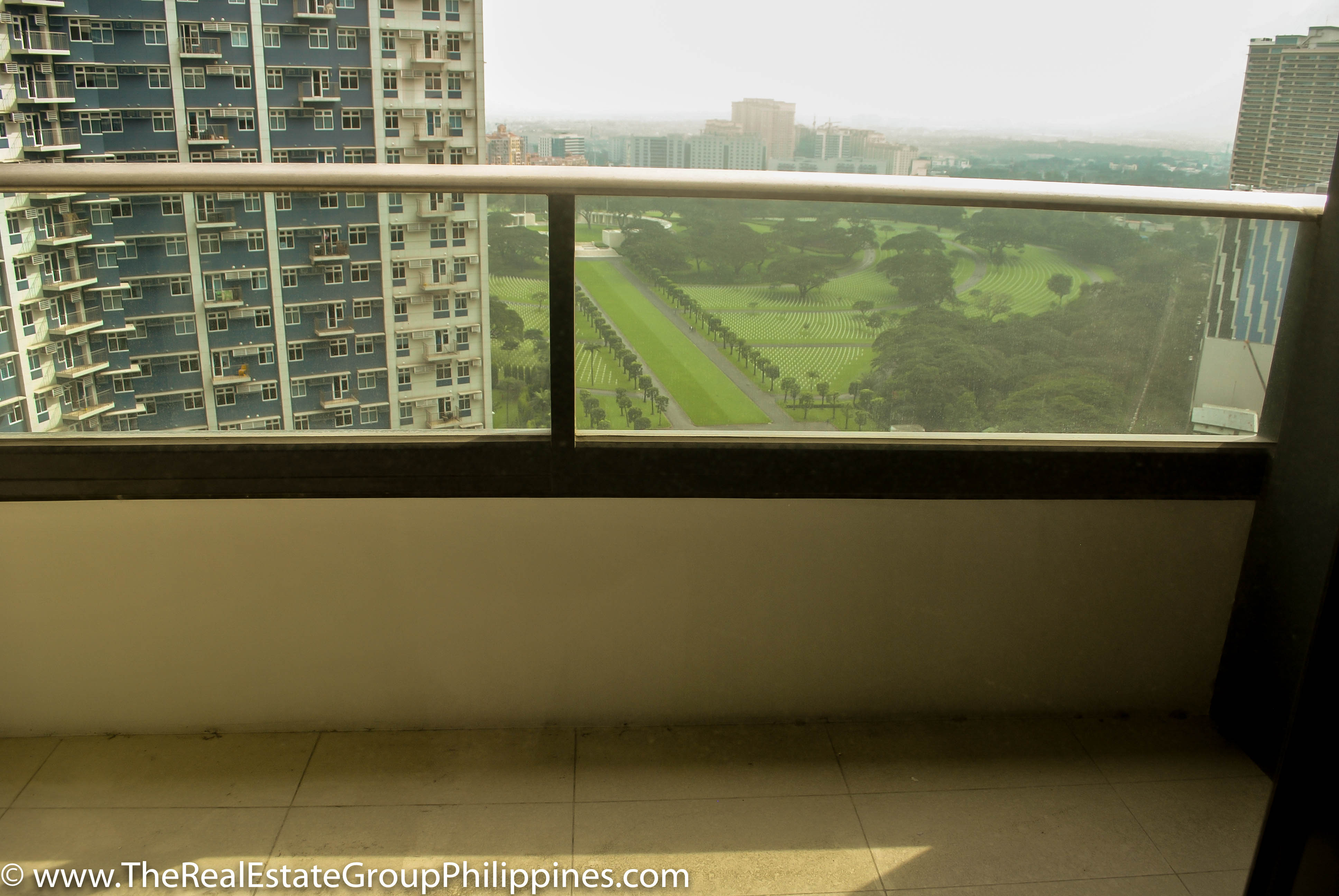 2BR Arya Residences For Rent Balcony View