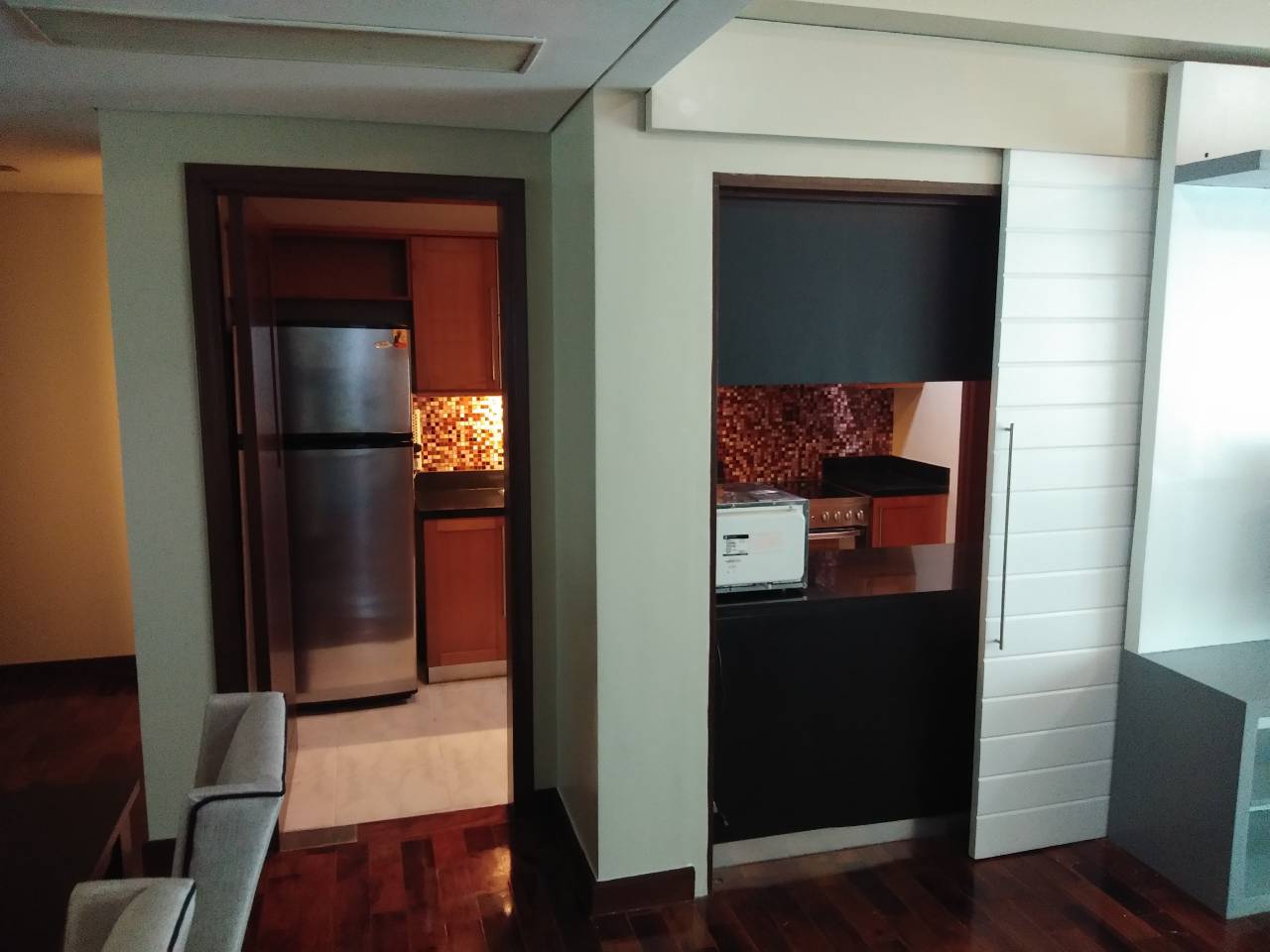 2 Bedrooms Condo For Rent, The Residences At Greenbelt Kitchen Entrance