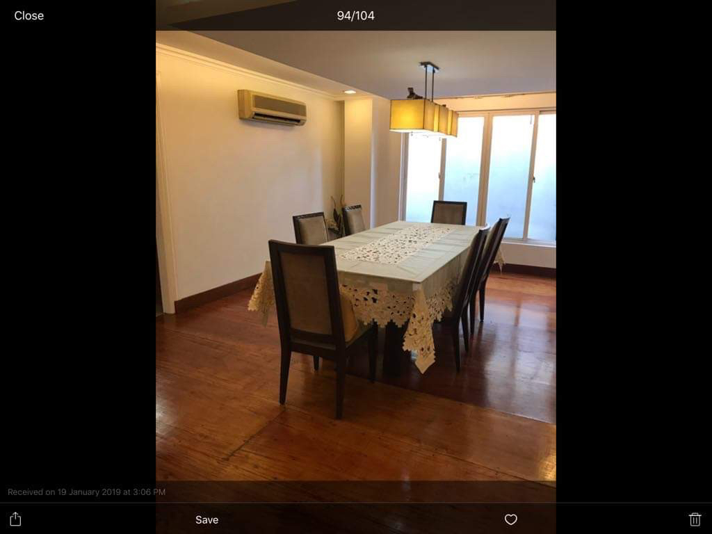 4 Bedroom House For Rent, Sampaguita Street Valle 2 Dining Area