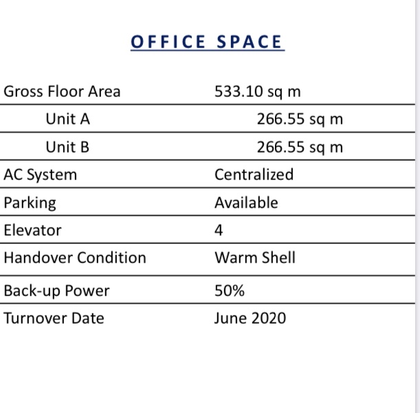 Office Space For Sale at Pet Plans Tower Edsa, Makati City 7