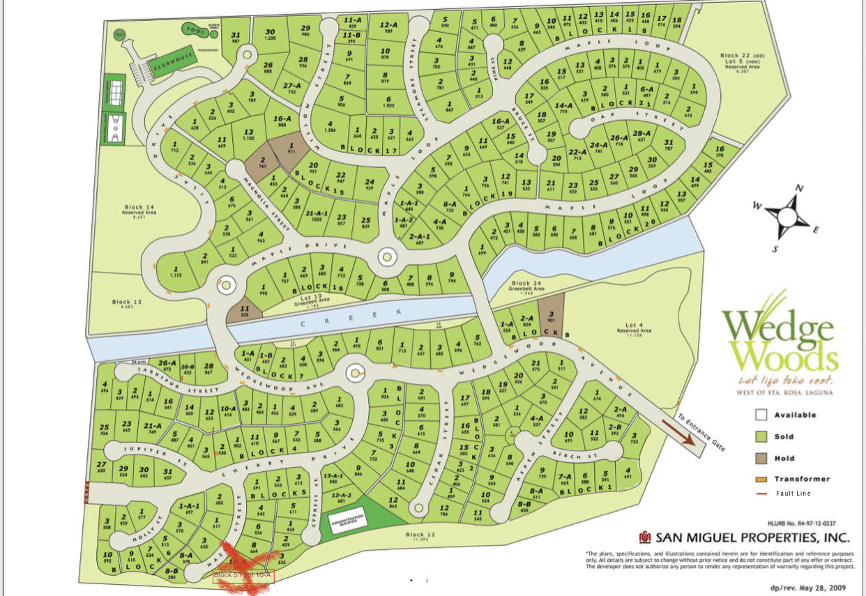 Vacant lot For Sale at San Miguel Wedgewoods, Silang, Cavite