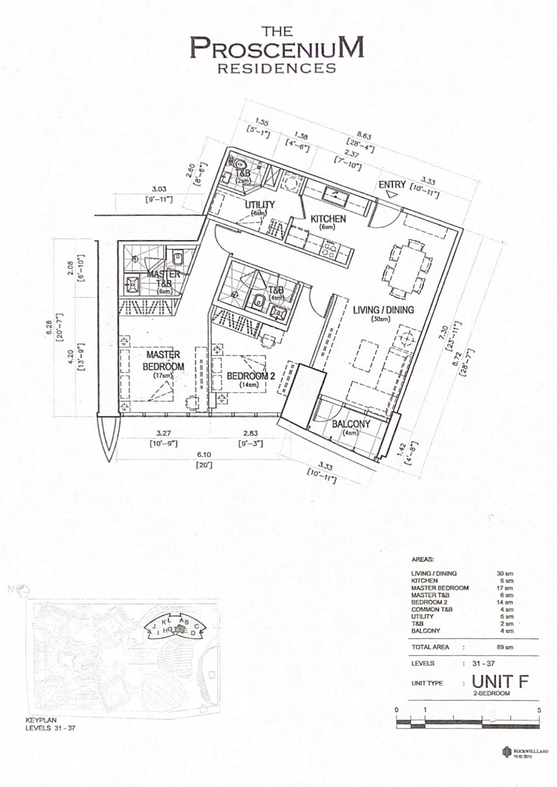Two Bedroom Condo For Sale Proscenium Residences Rockwell Makati